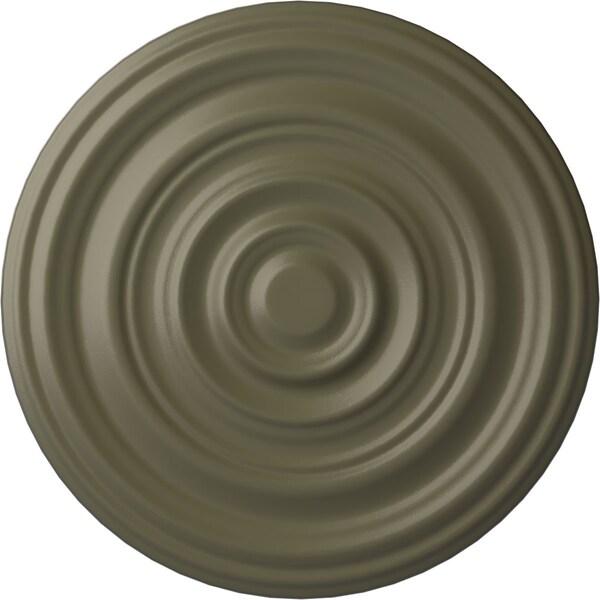 Ekena Millwork Carton Smooth Ceiling Medallion (Fits Canopies up to 9 1/8"), 29 1/8"OD x 1 1/2"P, Spartan Stone CM29CASSF - main